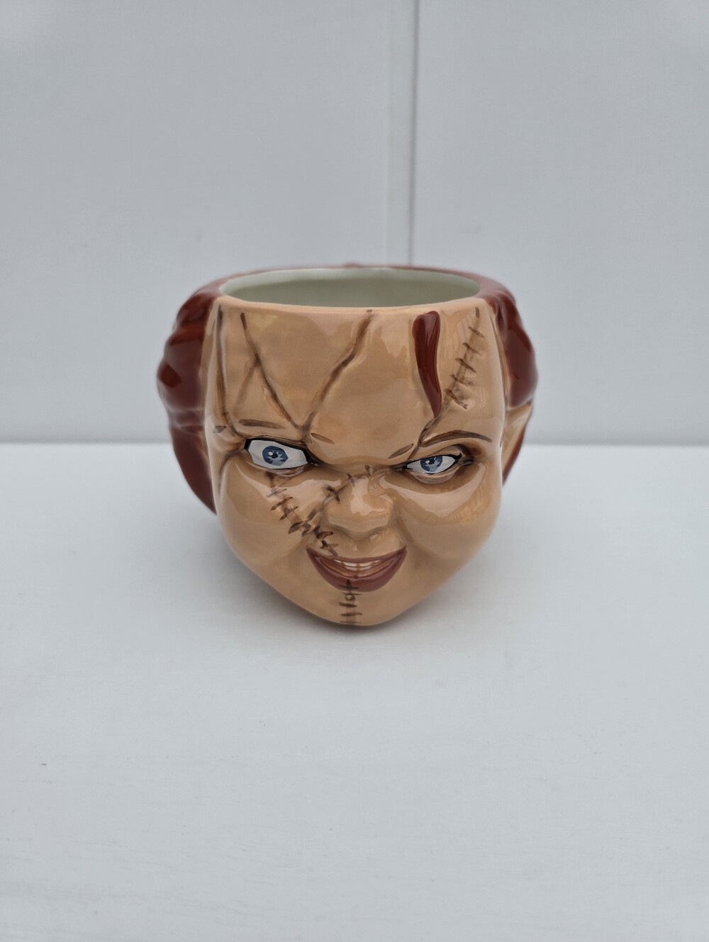 Silver Buffalo Chucky 3D Sculpted Ceramic 24oz Mug Horror Halloween Child's Play